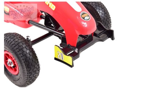 NAJNOWSZY GOKART NA PEDAŁY, KOŁA POMPOWANE, HAMULCE/G202