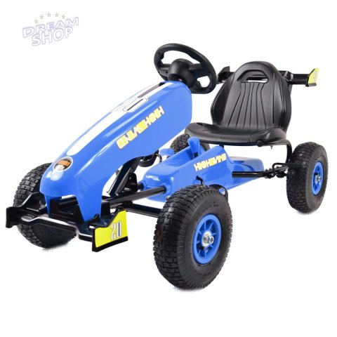 NAJNOWSZY GOKART NA PEDAŁY, KOŁA POMPOWANE, HAMULCE/G202