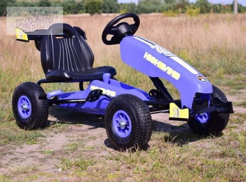 NAJNOWSZY GOKART NA PEDAŁY, KOŁA POMPOWANE, HAMULCE/G202