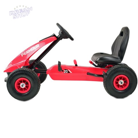 NAJNOWSZY GOKART NA PEDAŁY, KOŁA POMPOWANE, HAMULCE/G203