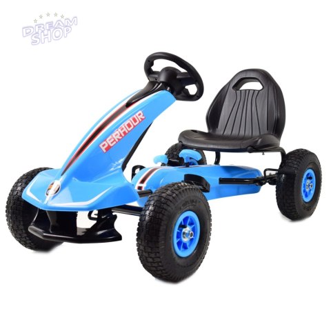 NAJNOWSZY GOKART NA PEDAŁY, KOŁA POMPOWANE, HAMULCE/G203