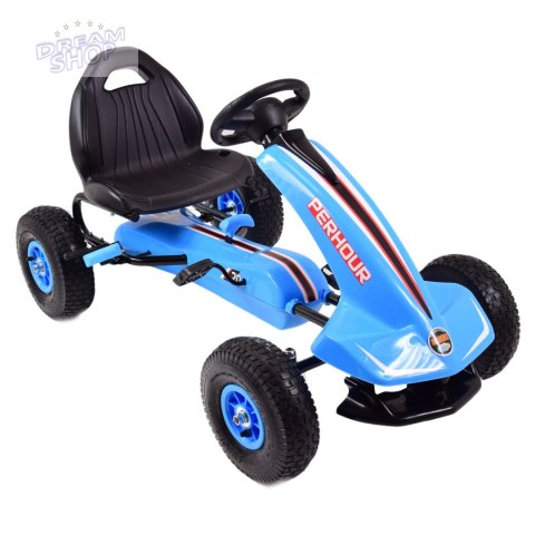 NAJNOWSZY GOKART NA PEDAŁY, KOŁA POMPOWANE, HAMULCE/G203