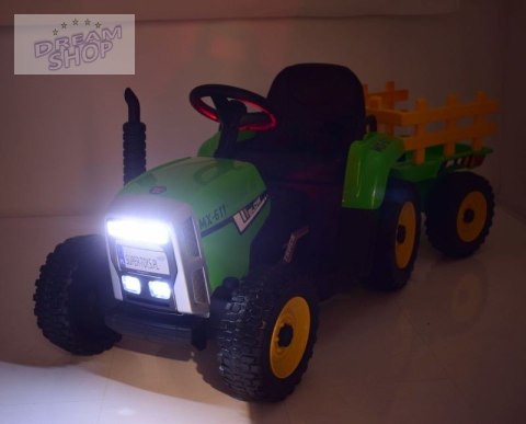 SUPER TRAKTOR BLOW - NA AKUMULATOR Z PRZYCZEPĄ, MIĘKKIE KOŁA, MIEKKIE SIEDZENIE, PILOT/XMX611 SUPER TRAKTOR BLOW - NA AKUMULATOR Z PRZYCZEPĄ, MIĘKKIE KOŁA, MIEKKIE SIEDZENIE, PILOT/XMX611