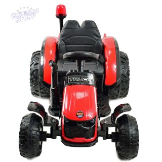 SUPER TRAKTOR TRUCK Z PRZYCZEPĄ I KOGUTEM, MIĘKKIE KOŁA, MIĘKKIE SIEDZENIE, PILOT/HZB200