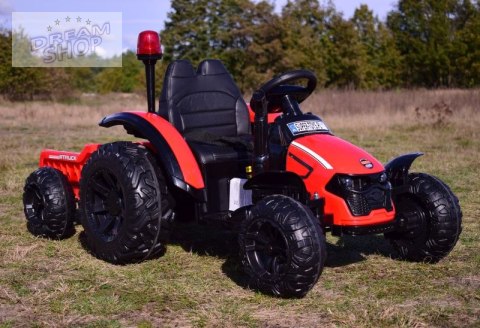 SUPER TRAKTOR TRUCK Z PRZYCZEPĄ I KOGUTEM, MIĘKKIE KOŁA, MIĘKKIE SIEDZENIE, PILOT/HZB200 SUPER TRAKTOR TRUCK Z PRZYCZEPĄ I KOGUTEM, MIĘKKIE KOŁA, MIĘKKIE SIEDZENIE, PILOT/HZB200