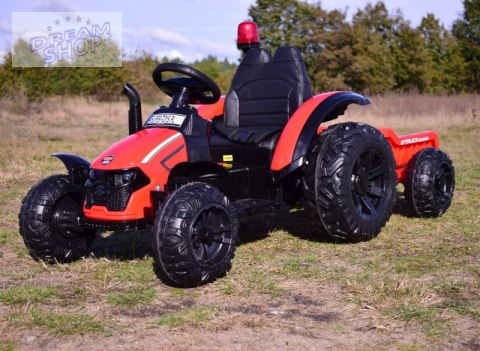 SUPER TRAKTOR TRUCK Z PRZYCZEPĄ I KOGUTEM, MIĘKKIE KOŁA, MIĘKKIE SIEDZENIE, PILOT/HZB200 SUPER TRAKTOR TRUCK Z PRZYCZEPĄ I KOGUTEM, MIĘKKIE KOŁA, MIĘKKIE SIEDZENIE, PILOT/HZB200