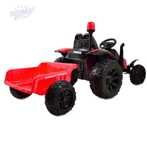 SUPER TRAKTOR TRUCK Z PRZYCZEPĄ I KOGUTEM, MIĘKKIE KOŁA, MIĘKKIE SIEDZENIE, PILOT/HZB200 SUPER TRAKTOR TRUCK Z PRZYCZEPĄ I KOGUTEM, MIĘKKIE KOŁA, MIĘKKIE SIEDZENIE, PILOT/HZB200