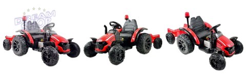 SUPER TRAKTOR TRUCK Z PRZYCZEPĄ I KOGUTEM, MIĘKKIE KOŁA, MIĘKKIE SIEDZENIE, PILOT/HZB200 SUPER TRAKTOR TRUCK Z PRZYCZEPĄ I KOGUTEM, MIĘKKIE KOŁA, MIĘKKIE SIEDZENIE, PILOT/HZB200