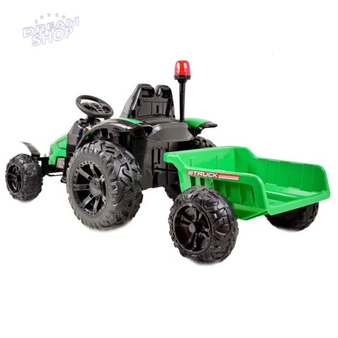 SUPER TRAKTOR TRUCK Z PRZYCZEPĄ I KOGUTEM, MIĘKKIE KOŁA, MIĘKKIE SIEDZENIE, PILOT/HZB200