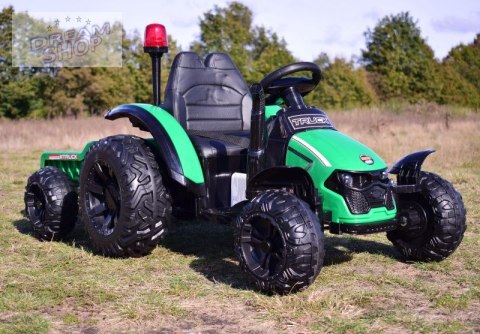 SUPER TRAKTOR TRUCK Z PRZYCZEPĄ I KOGUTEM, MIĘKKIE KOŁA, MIĘKKIE SIEDZENIE, PILOT/HZB200