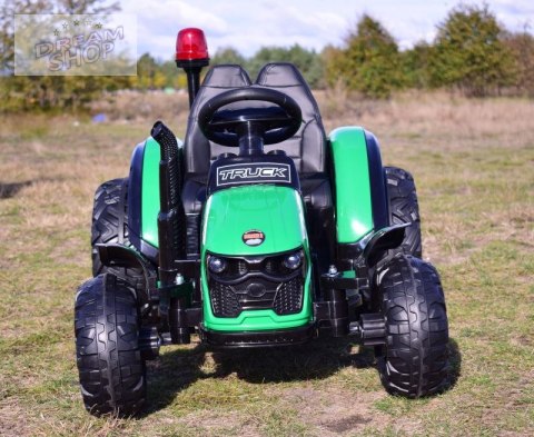 SUPER TRAKTOR TRUCK Z PRZYCZEPĄ I KOGUTEM, MIĘKKIE KOŁA, MIĘKKIE SIEDZENIE, PILOT/HZB200