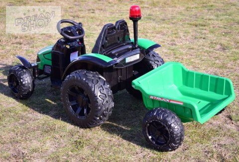SUPER TRAKTOR TRUCK Z PRZYCZEPĄ I KOGUTEM, MIĘKKIE KOŁA, MIĘKKIE SIEDZENIE, PILOT/HZB200