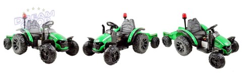 SUPER TRAKTOR TRUCK Z PRZYCZEPĄ I KOGUTEM, MIĘKKIE KOŁA, MIĘKKIE SIEDZENIE, PILOT/HZB200