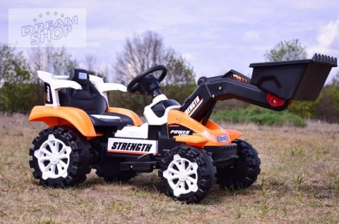 TRAKTOR NA AKUMULATOR Z RUCHOMYM RAMIENIEM - SPYCHACZEM, MIĘKKIE SIEDZENIE/HSD6106B TRAKTOR NA AKUMULATOR Z RUCHOMYM RAMIENIEM - SPYCHACZEM, MIĘKKIE SIEDZENIE/HSD6106B