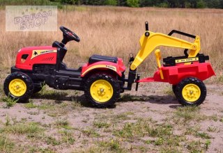 TRAKTOR NA PEDAŁY Z PRZYCZEPĄ I KOPARKĄ/ TR3007