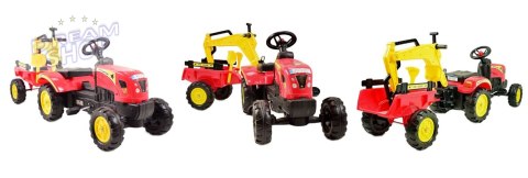 TRAKTOR NA PEDAŁY Z PRZYCZEPĄ I KOPARKĄ/ TR3007 TRAKTOR NA PEDAŁY Z PRZYCZEPĄ I KOPARKĄ/ TR3007