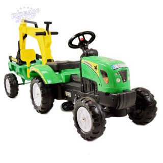TRAKTOR NA PEDAŁY Z PRZYCZEPĄ I KOPARKĄ/ TR3007
