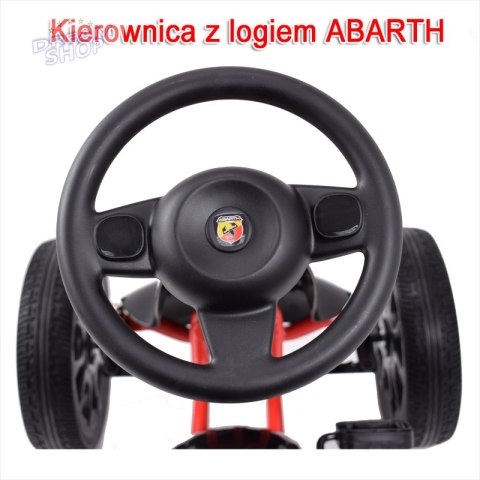 WIELKI LICENCJONOWANY GOKART FIAT ABARTH KOŁA EVA JAKOŚĆ /PB9388A WIELKI LICENCJONOWANY GOKART FIAT ABARTH KOŁA EVA JAKOŚĆ /PB9388A