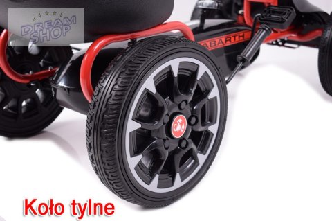 WIELKI LICENCJONOWANY GOKART FIAT ABARTH KOŁA EVA JAKOŚĆ /PB9388A WIELKI LICENCJONOWANY GOKART FIAT ABARTH KOŁA EVA JAKOŚĆ /PB9388A