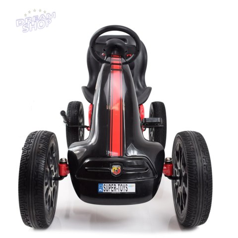 WIELKI LICENCJONOWANY GOKART FIAT ABARTH KOŁA EVA JAKOŚĆ /PB9388A WIELKI LICENCJONOWANY GOKART FIAT ABARTH KOŁA EVA JAKOŚĆ /PB9388A