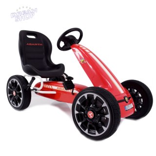 WIELKI LICENCJONOWANY GOKART FIAT ABARTH KOŁA EVA JAKOŚĆ /PB9388A