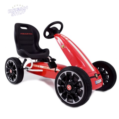 WIELKI LICENCJONOWANY GOKART FIAT ABARTH KOŁA EVA JAKOŚĆ /PB9388A WIELKI LICENCJONOWANY GOKART FIAT ABARTH KOŁA EVA JAKOŚĆ /PB9388A