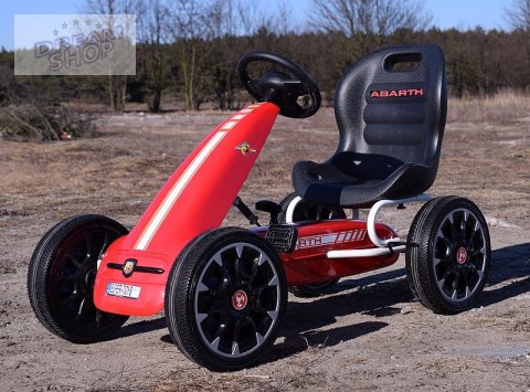 WIELKI LICENCJONOWANY GOKART FIAT ABARTH KOŁA EVA JAKOŚĆ /PB9388A WIELKI LICENCJONOWANY GOKART FIAT ABARTH KOŁA EVA JAKOŚĆ /PB9388A