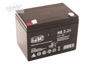 AKUMULATOR DO POJAZDÓW NA AKUMULATOR AGM-24V-5AH-MB-5-24