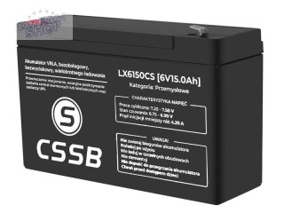 AKUMULATOR ŻELOWY 6V 15 Ah/LX6150CS