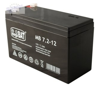 Akumulator żelowy 12V 7.2 Ah/AGM-12V-7AH-MB-7.2-12V