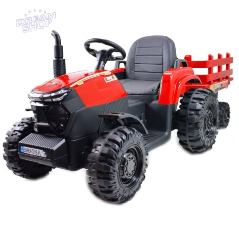 MEGA TRAKTOR AGRICULTURE Z PRZYCZEPĄ 2X200, 24V, SZYBKI SUPER JAKOSĆ/JC000B