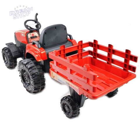 MEGA TRAKTOR AGRICULTURE Z PRZYCZEPĄ 2X200, 24V, SZYBKI SUPER JAKOSĆ/JC000B