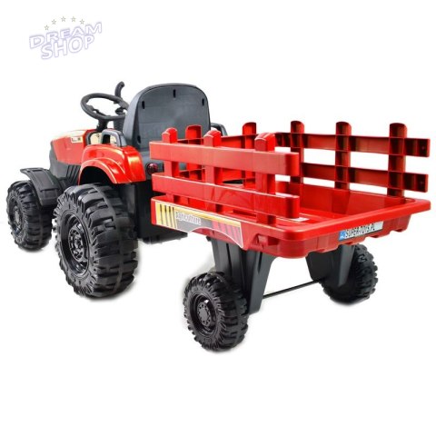 MEGA TRAKTOR AGRICULTURE Z PRZYCZEPĄ 2X200, 24V, SZYBKI SUPER JAKOSĆ/JC000B