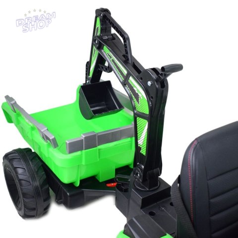 MEGA TRAKTOR Z ŁADOWARKĄ,KOPARKĄ, PRZYCZEPĄ 24 V SUPER-MOC OLBRZYMI