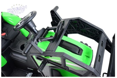 MEGA TRAKTOR Z ŁADOWARKĄ,KOPARKĄ, PRZYCZEPĄ 24 V SUPER-MOC OLBRZYMI