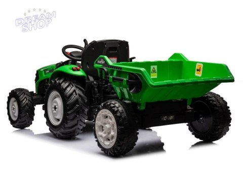 OLBRZYMI TRAKTOR 24 V Z PRZYCZEPĄ I ELEKTRYCZNIE PODNOSZONYM KIPREM SUPER JAKOŚĆ/HC306