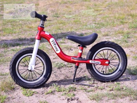 ROWEREK BIEGOWY 12" RAMA ALUMINIOWA, KOŁA ALUMINIOWE, PODNÓŻEK/KD-11