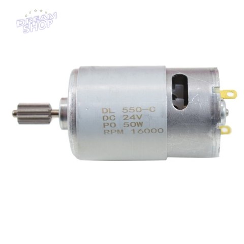 SILNIK DO POJAZDÓW NA AKUMULATOR SILNIK-24V-DL550-C-16000RPM-50W SILNIK DO POJAZDÓW NA AKUMULATOR SILNIK-24V-DL550-C-16000RPM-50W