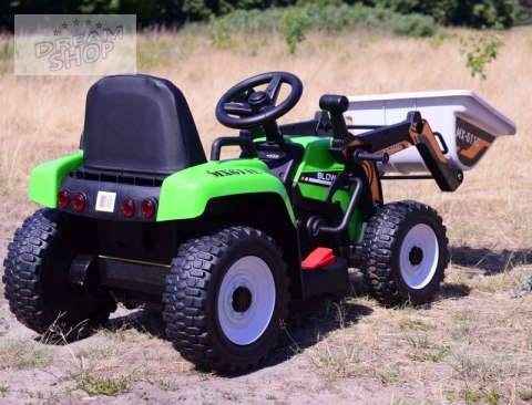 SUPER TRAKTOR BLOW - NA AKUMULATOR Z ŁYŻKĄ, MIĘKKIE KOŁA, MIEKKIE SIEDZENIE, PILOT/XMX611-DIGGER
