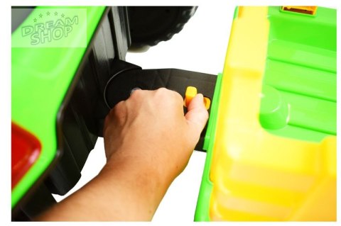 SUPER TRAKTOR LABOR- NA AKUMULATOR Z PRZYCZEPĄ I KIPREM/BBH030
