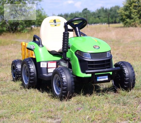 SUPER TRAKTOR LABOR- NA AKUMULATOR Z PRZYCZEPĄ I KIPREM/BBH030