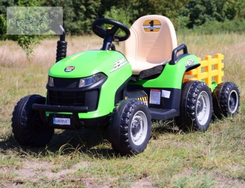 SUPER TRAKTOR LABOR- NA AKUMULATOR Z PRZYCZEPĄ I KIPREM/BBH030