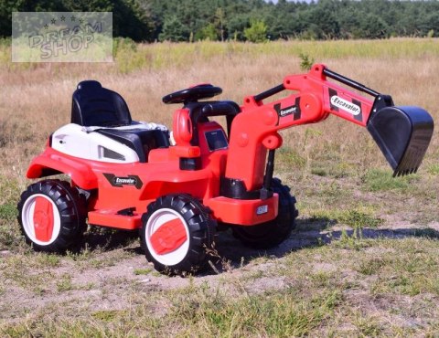 WIELKA KOPARKA Z PILOTEM, PEŁNA OPCJA, RUCHOMA ŁYŻKA, /YW1988