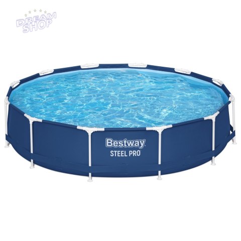 Basen ogrodowy stelażowy 366 x 76 cm zestaw Bestway 56681