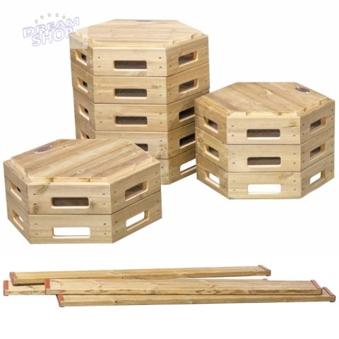 Classic World Edu Drewniana Ścieżka Akrobaty - Bezpieczny Tor Ruchowy Classic World Edu Drewniana Ścieżka Akrobaty - Bezpieczny Tor Ruchowy