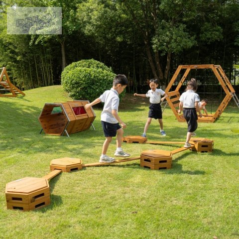 Classic World Edu Drewniana Ścieżka Akrobaty - Bezpieczny Tor Ruchowy Classic World Edu Drewniana Ścieżka Akrobaty - Bezpieczny Tor Ruchowy