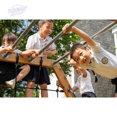 Classic World Edu Drewniany Zestaw Wspinaczkowy Heksagenalny Plac Zabaw Classic World Edu Drewniany Zestaw Wspinaczkowy Heksagenalny Plac Zabaw