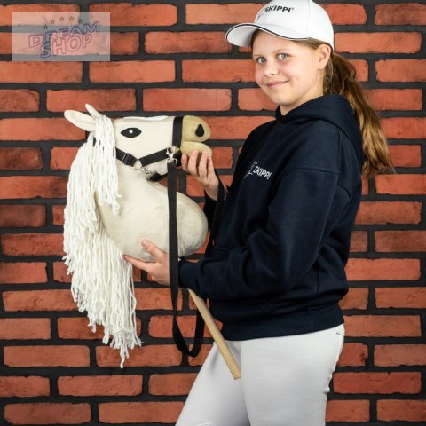 Hobby Horse Skippi A3 - Almond - Ecru - Jasny beż - kantar i wodze Hobby Horse Skippi A3 - Almond - Ecru - Jasny beż - kantar i wodze