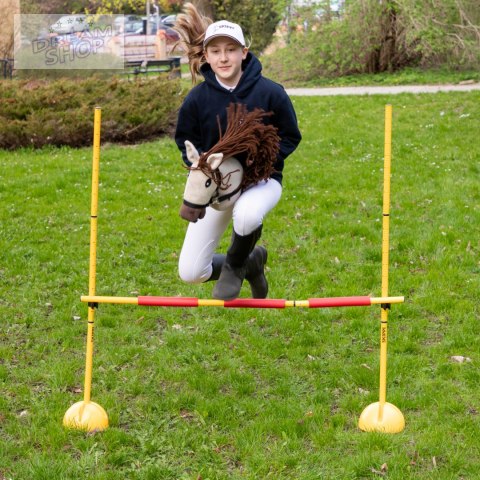 Hobby Horse Skippi A3 - Biszkopt - Jasny beż i brąz - kantar i wodze Hobby Horse Skippi A3 - Biszkopt - Jasny beż i brąz - kantar i wodze