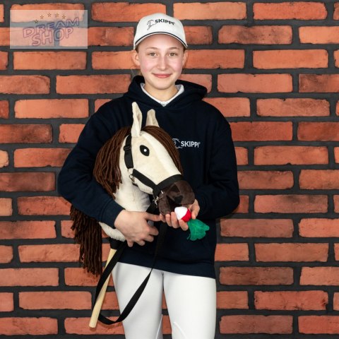 Hobby Horse Skippi A3 - Biszkopt - Jasny beż i brąz - kantar i wodze Hobby Horse Skippi A3 - Biszkopt - Jasny beż i brąz - kantar i wodze